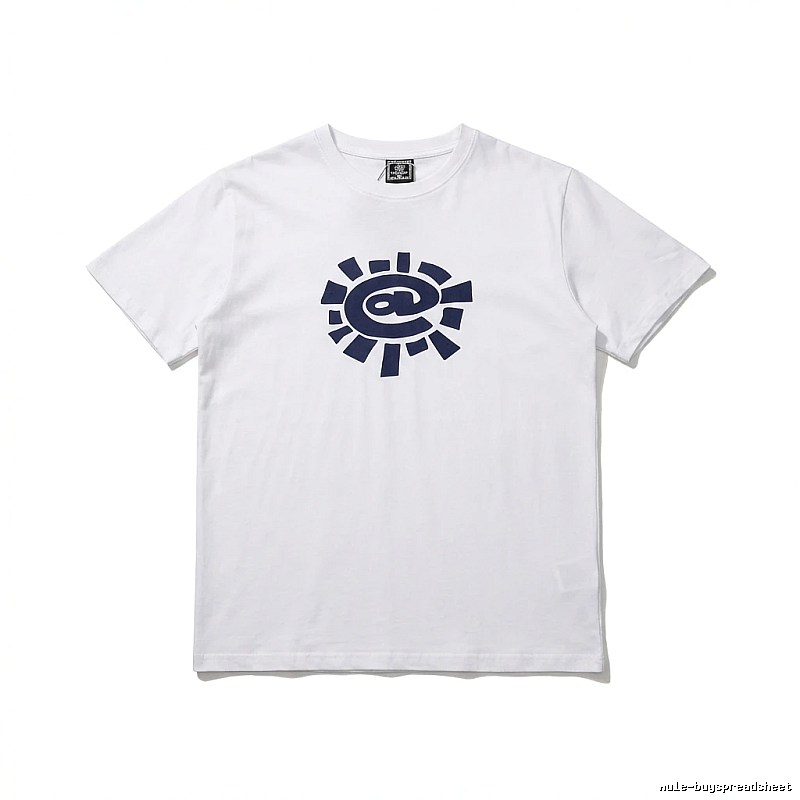 ADWYSD Printed Simple White T-shirt