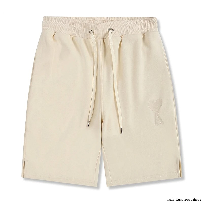 AMI casual style off-white shorts