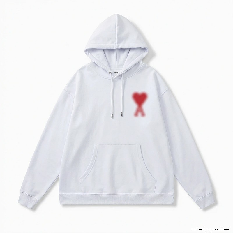 AMI Love Print Hoodie
