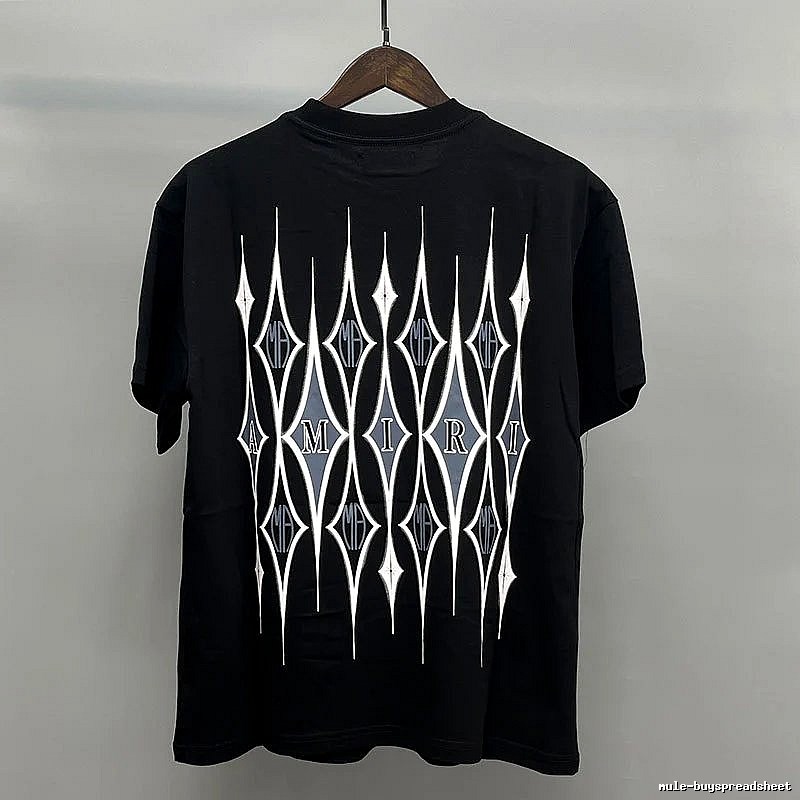Amiri Black White Records Graphic T-Shirt Everyday Rotation