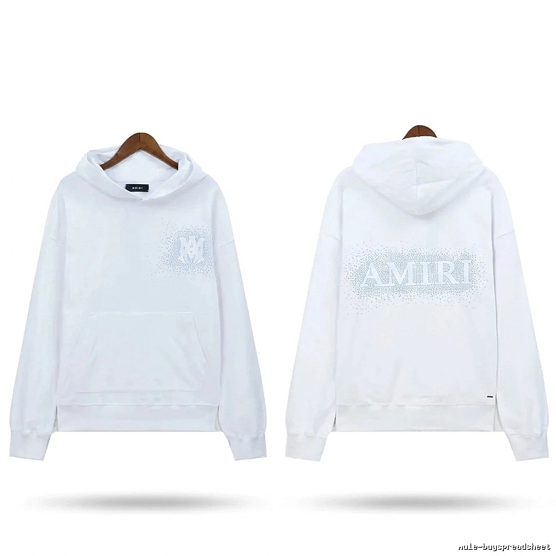 AMIRI Hot Drill Trend Brand White Sweatshirt