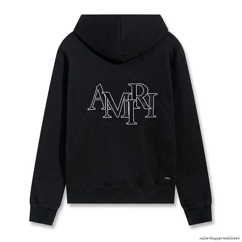 AMIRI letter-style black sweatshirt
