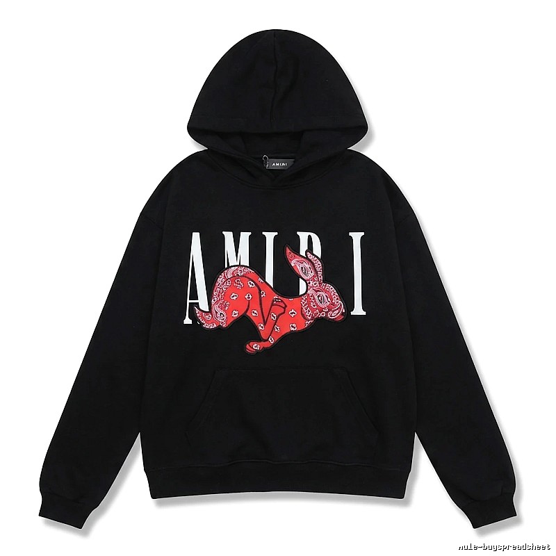 AMIRI Rabbit Print Trendy Brand Sweatshirt