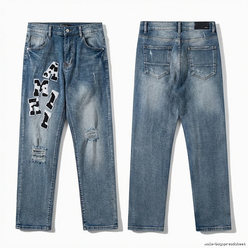 AMIRI Ripped Trendy Style Jeans