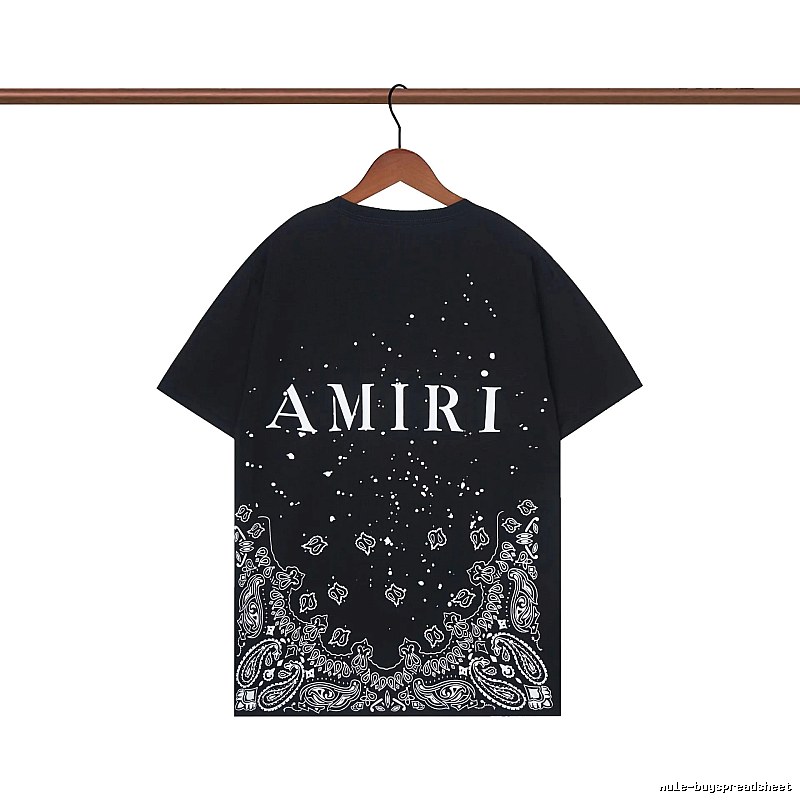 Amiri Weekend Graphic T-shirt White Blue Amiri for Seasonal Looks