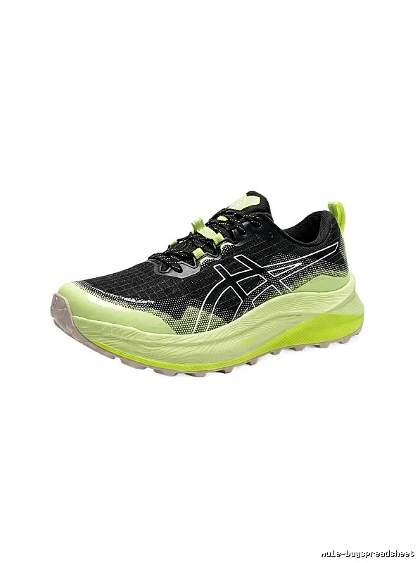 ASICS Off-Road Black and Green Sports Shoes