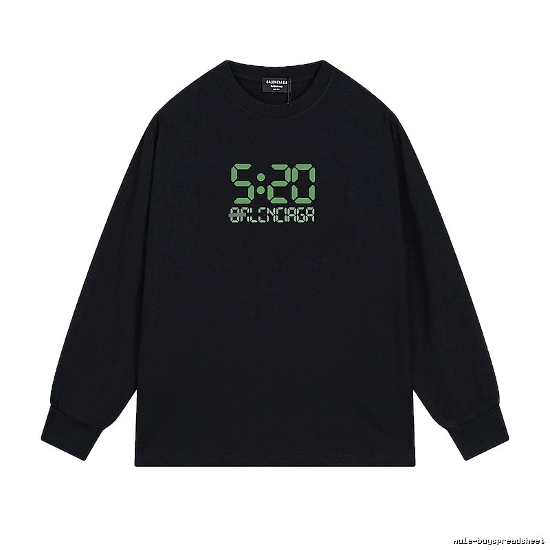 Balenciaga digital style black sweatshirt