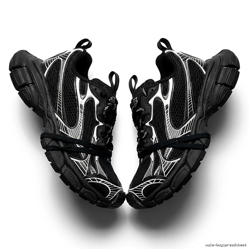 Balenciaga retro black and grey sports shoes