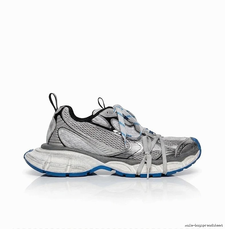 Balenciaga retro gray-blue sneakers