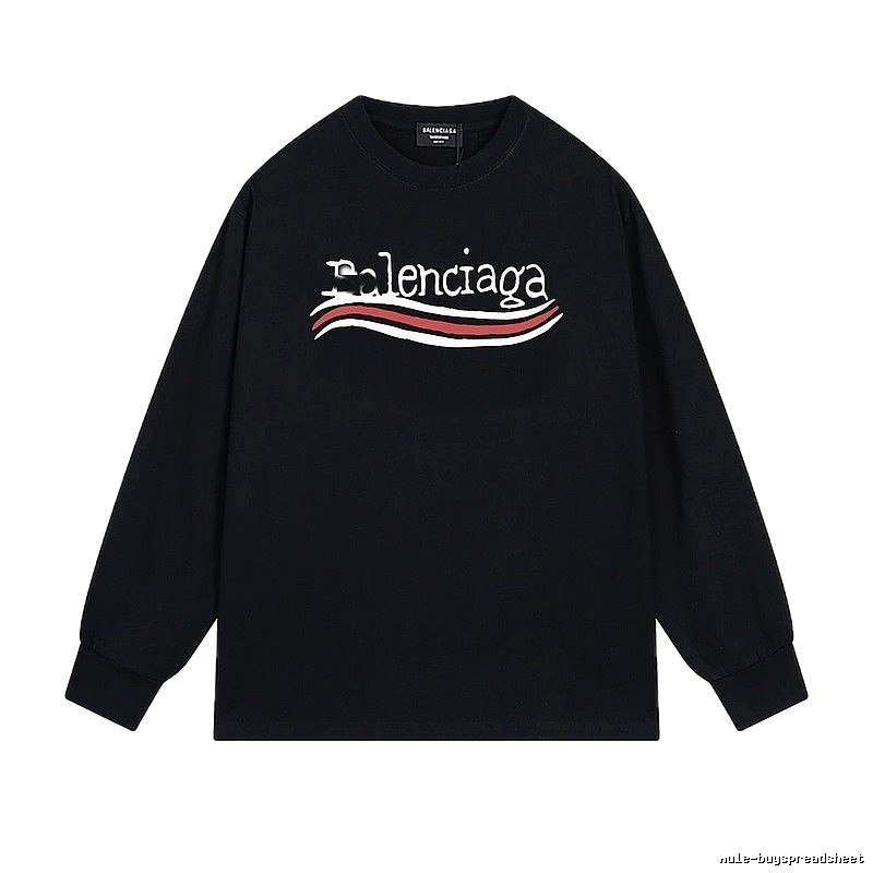Balenciaga wavy black sweatshirt