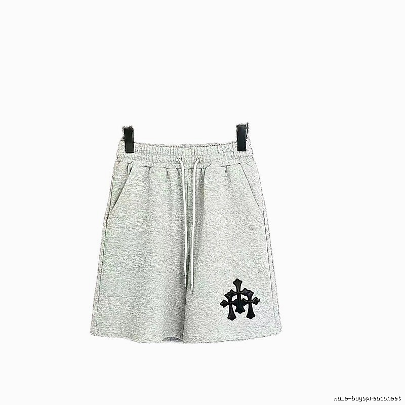 Chrome Hearts Cross Casual Style Grey Shorts