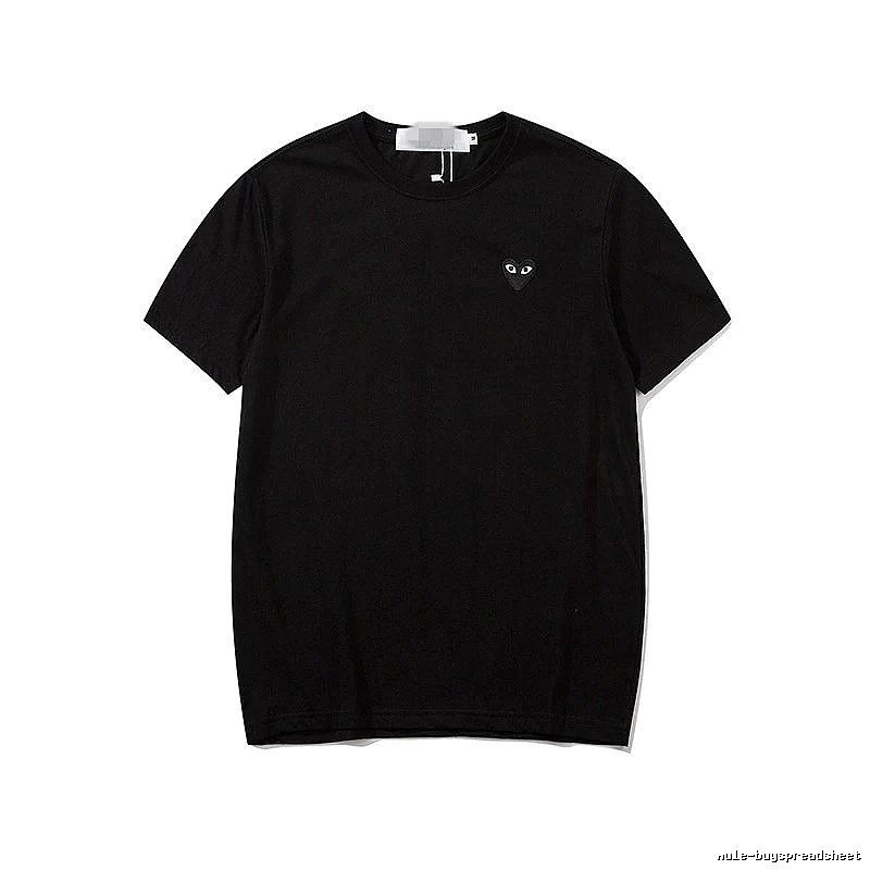 Comme des Garcons PLAY 2021-95 Black Style 2195 Heart Logo T-Shirt Everyday Rotation