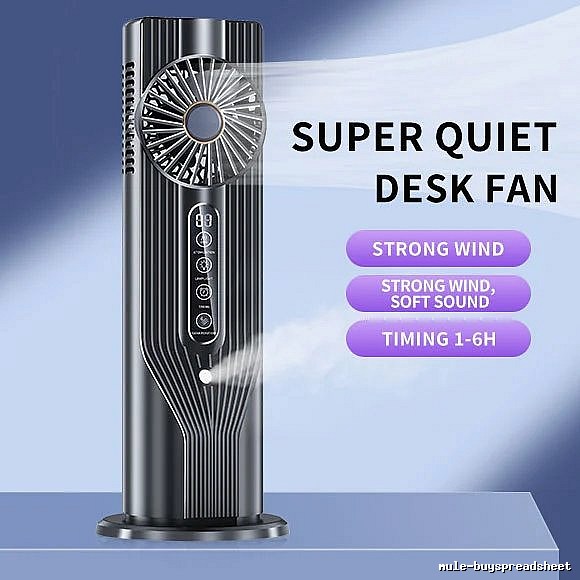Compact Cooling Handheld Turbo Fan Black English Packaging