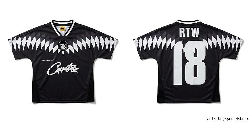Corteiz RTW Series Black and White Wind Top