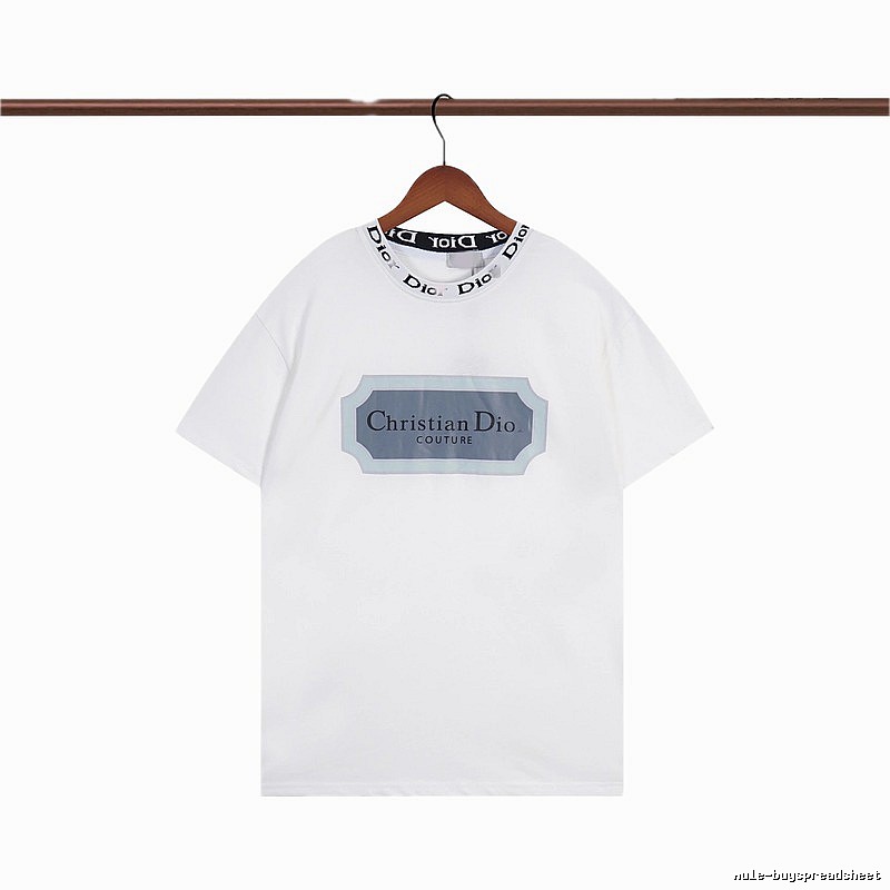 Dior Couture Minimalist Style White Short-sleeve T-shirt