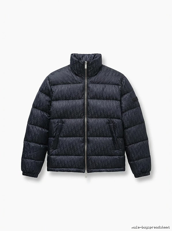 Dior's classic fashionable black down jacket