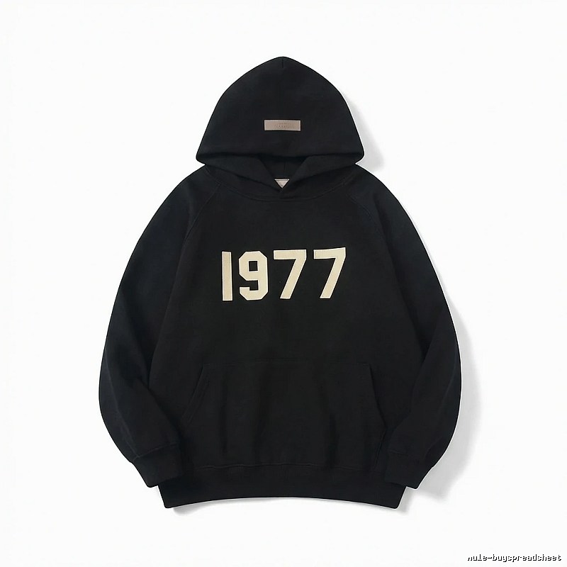 ESSENTIALS 1977 Series Black Sweatshirt