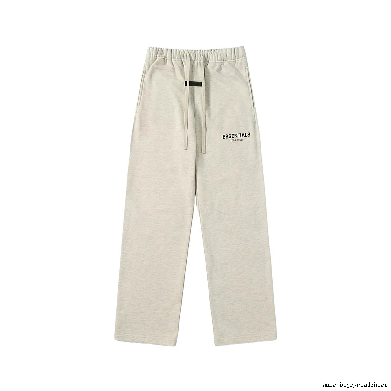 ESSENTIALS minimalist light gray sweatpants