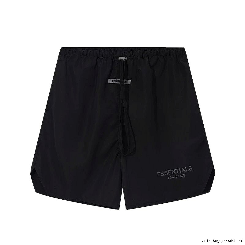 ESSENTIALS minimalist style black shorts