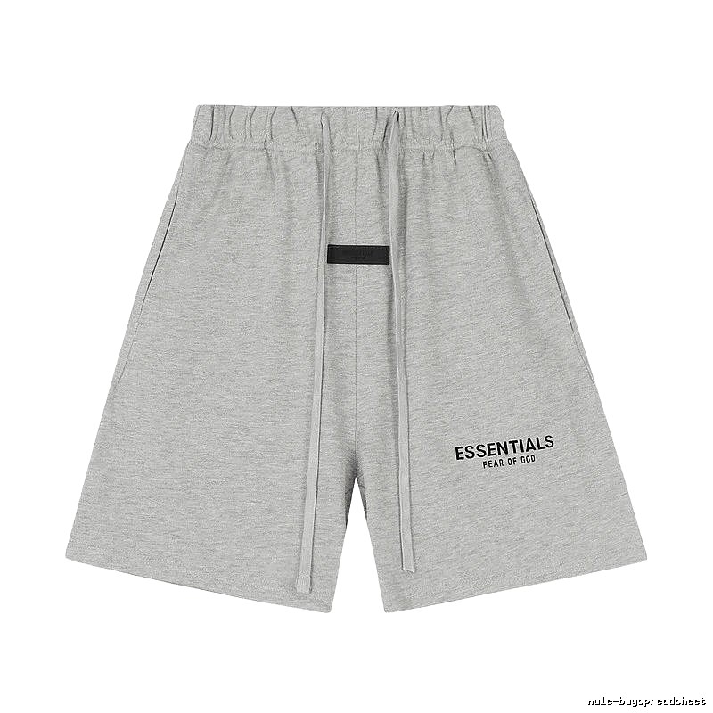 ESSENTIALS Trendy Brand Simple Style Grey Shorts