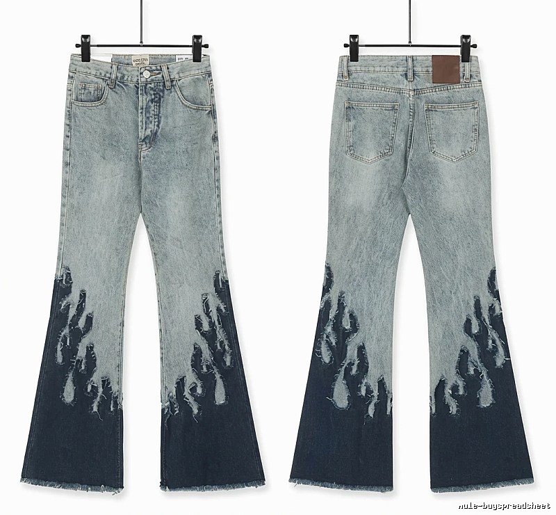 Gallery Dept Flame Wind Blue Jeans