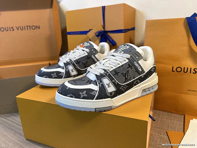 Gray Low-top Sneaker by Louis Vuitton with Gray Monogram Low-top