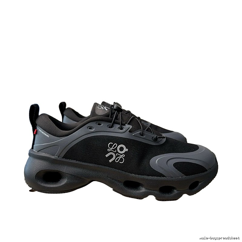 LOEWE black casual sports shoes