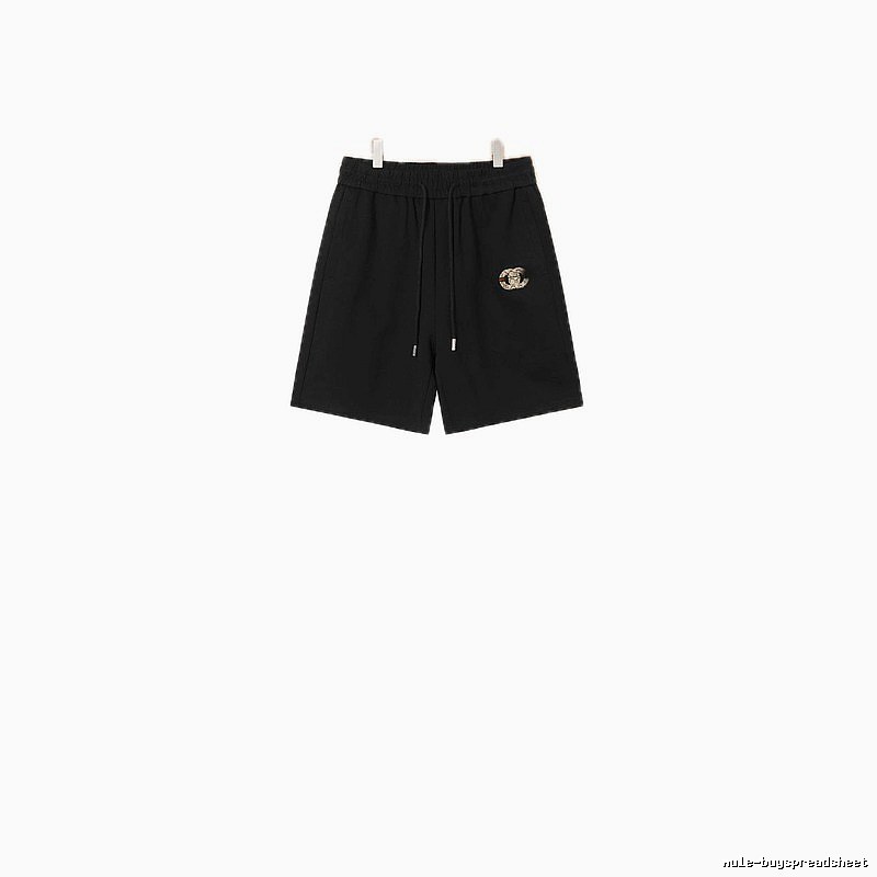 LV casual style black shorts