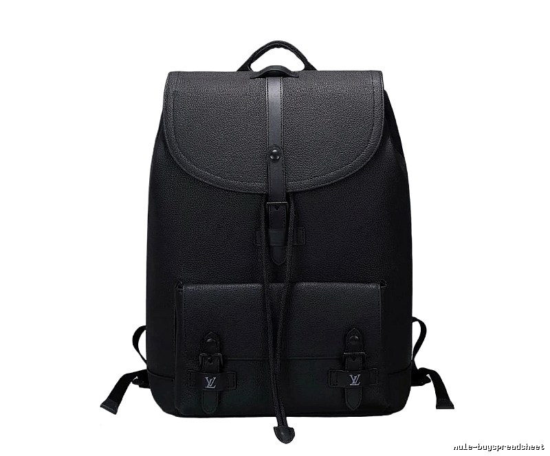 LV classic black backpack