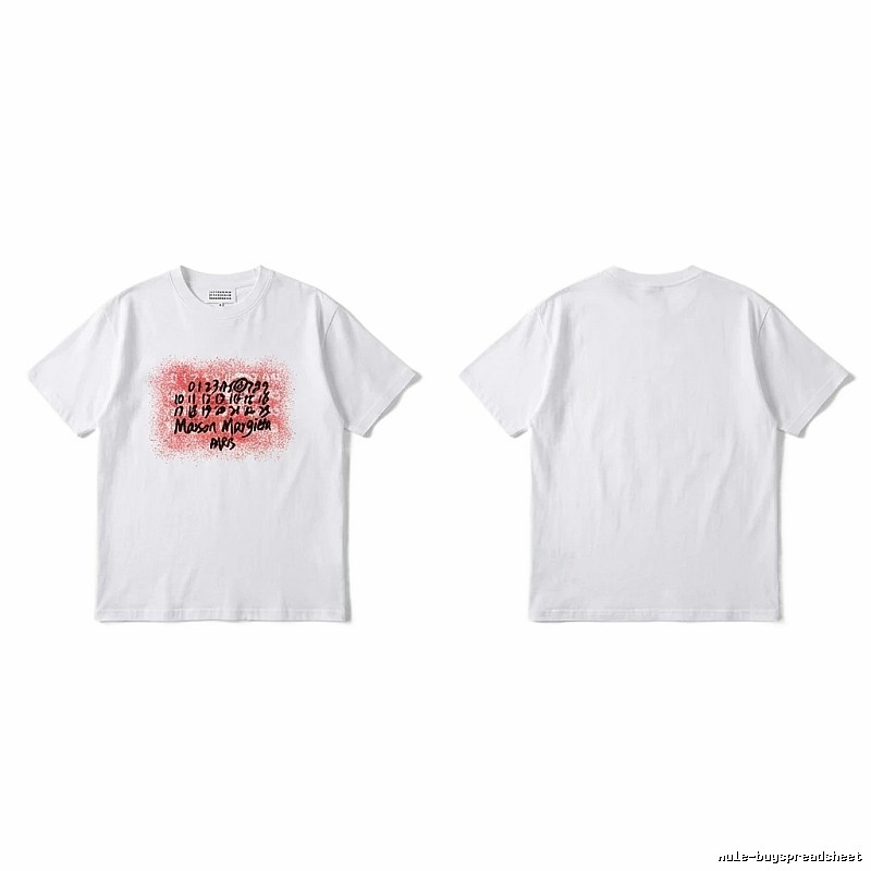 Maison Margiela white T-shirt with digital print