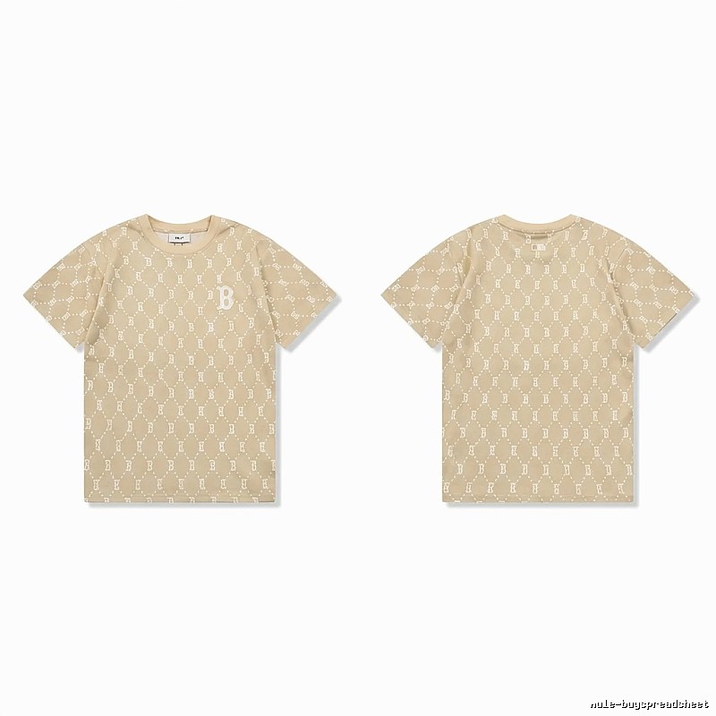 MLB Old Flower Style Beige T-shirt