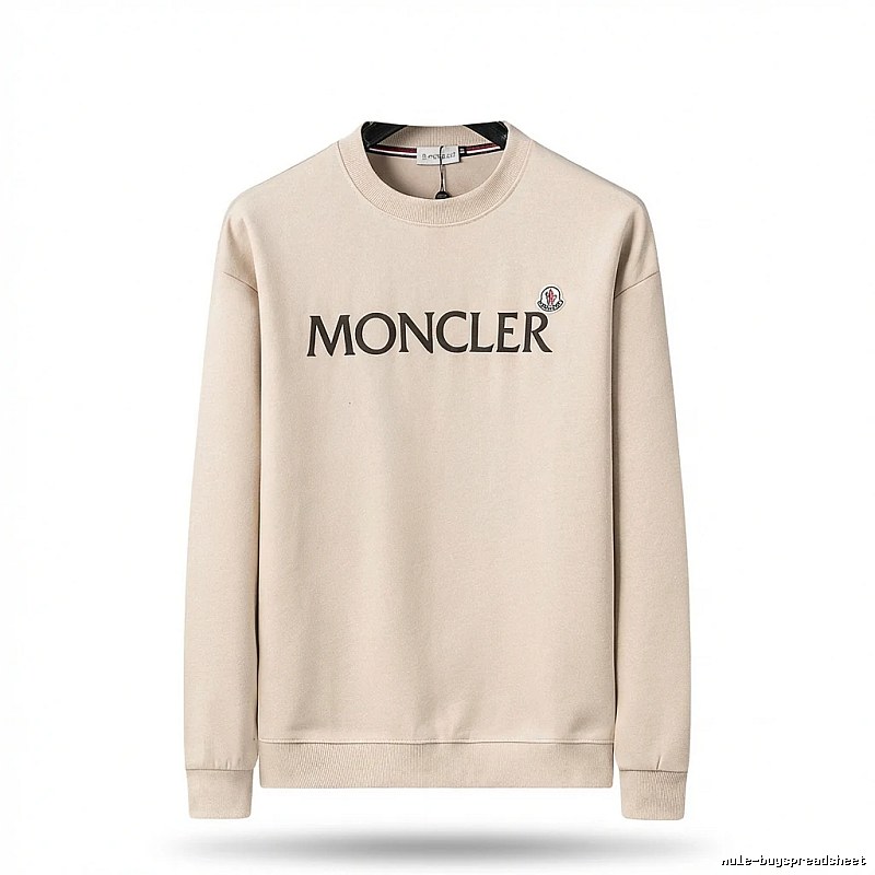Moncler minimalist beige sweatshirt