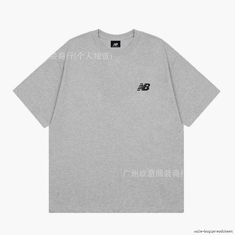 New Balance Classic Casual Style Grey T-Shirt