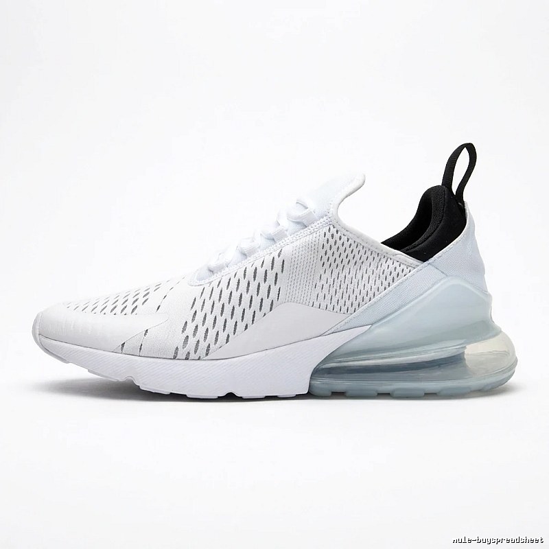 Nike Air retro-style white shoes