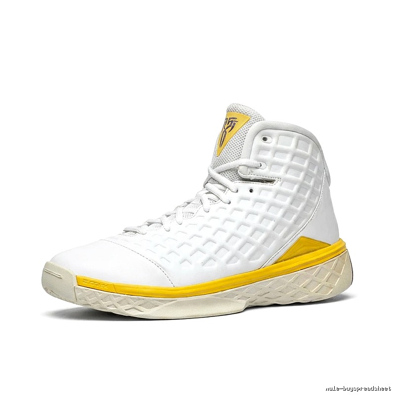 Nike KOBE White-Yellow Sporty Basketball Shoes
