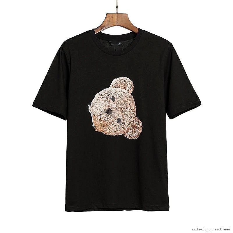 Palm Angels Lightweight Bear graphic T-shirt White Colorful Bear for Gift Ideas