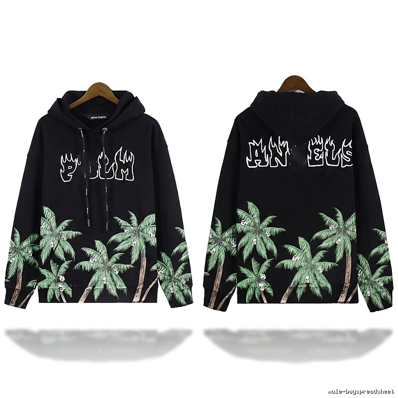 Palm Angels Palm Tree Black Hoodie