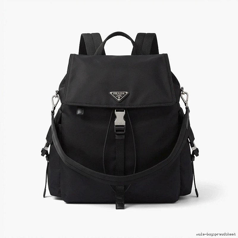 Prada classic black backpack