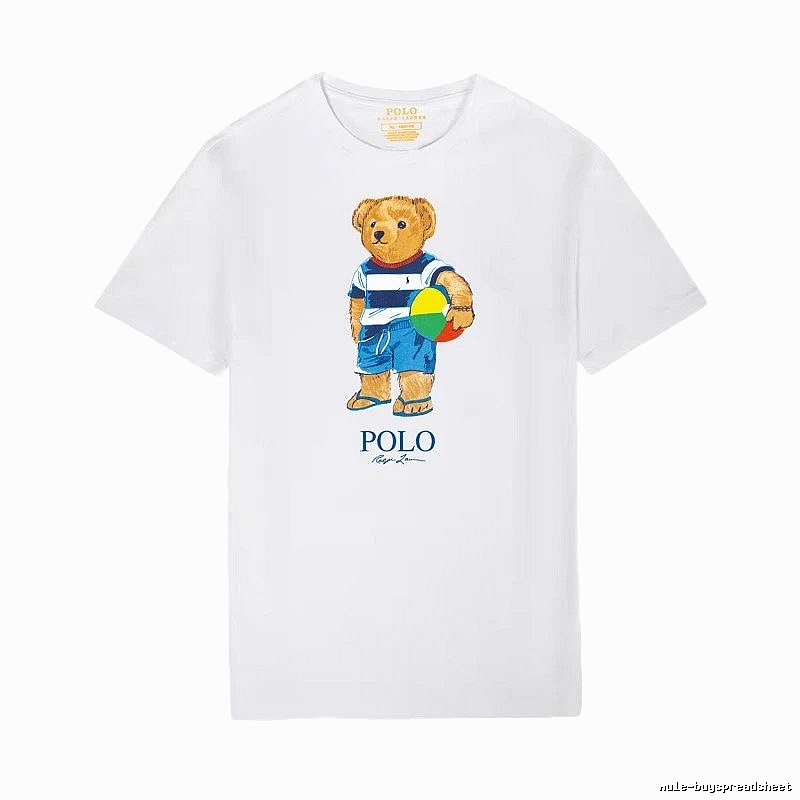 Ralph Lauren white T-shirt with teddy bear print