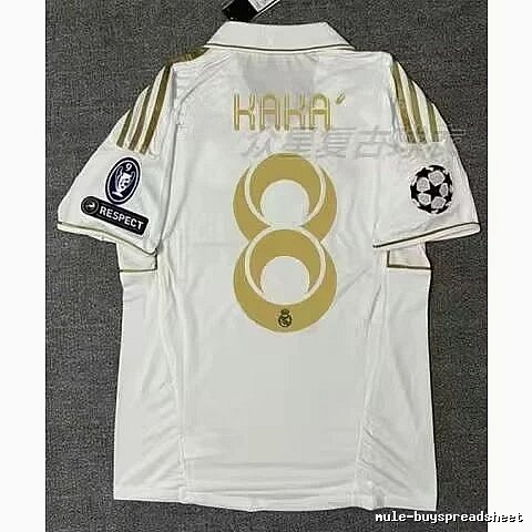 Real Madrid Easy Match Retro Teka soccer jersey White Retro Football for Leisure Wear