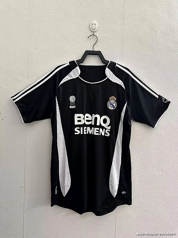 Real Madrid Lightweight Retro Teka soccer jersey White Retro Football for Trend Styling