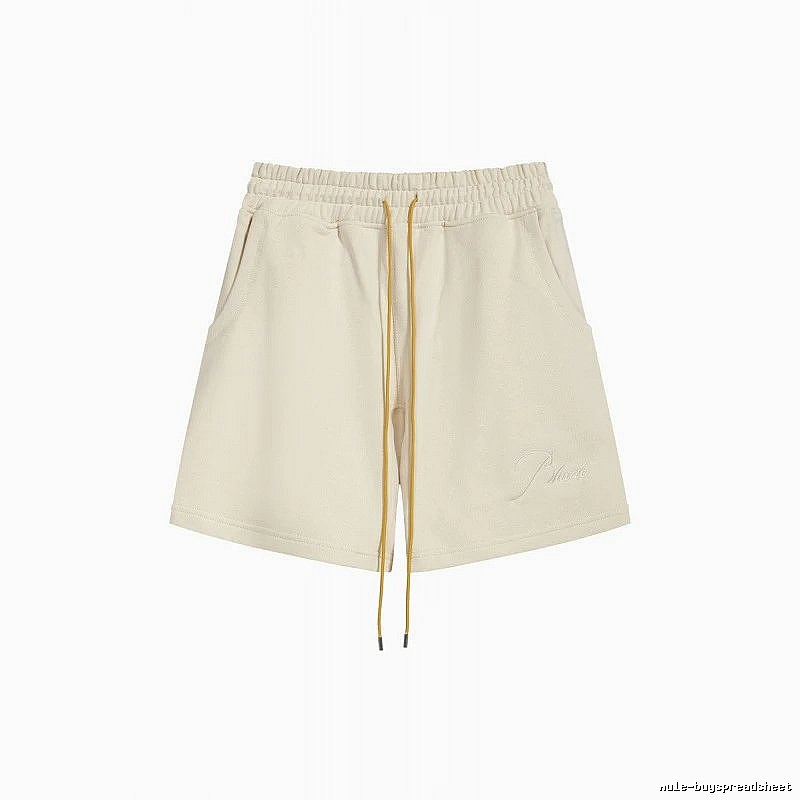 RHUDE's simple and casual style off-white shorts