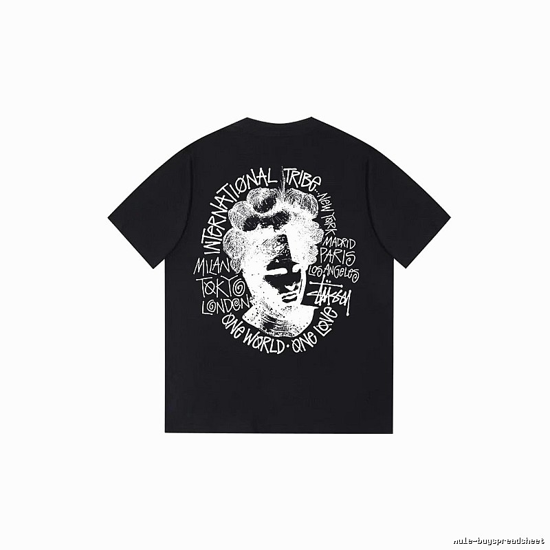 Stussy Weekend Graphic T-shirt Black White Stussy for Seasonal Looks