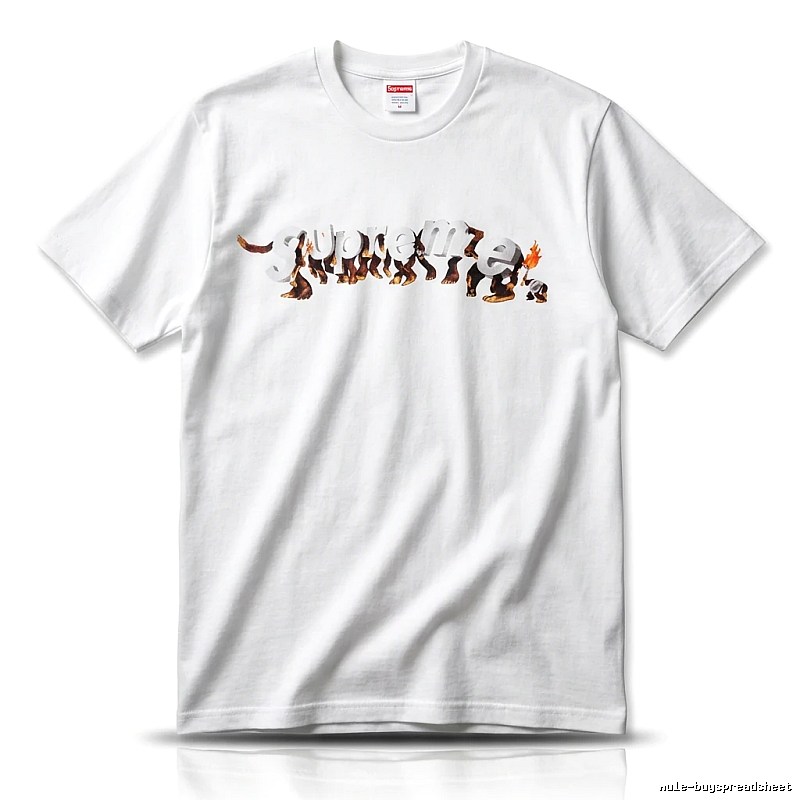 Supreme Animal Print White T-shirt
