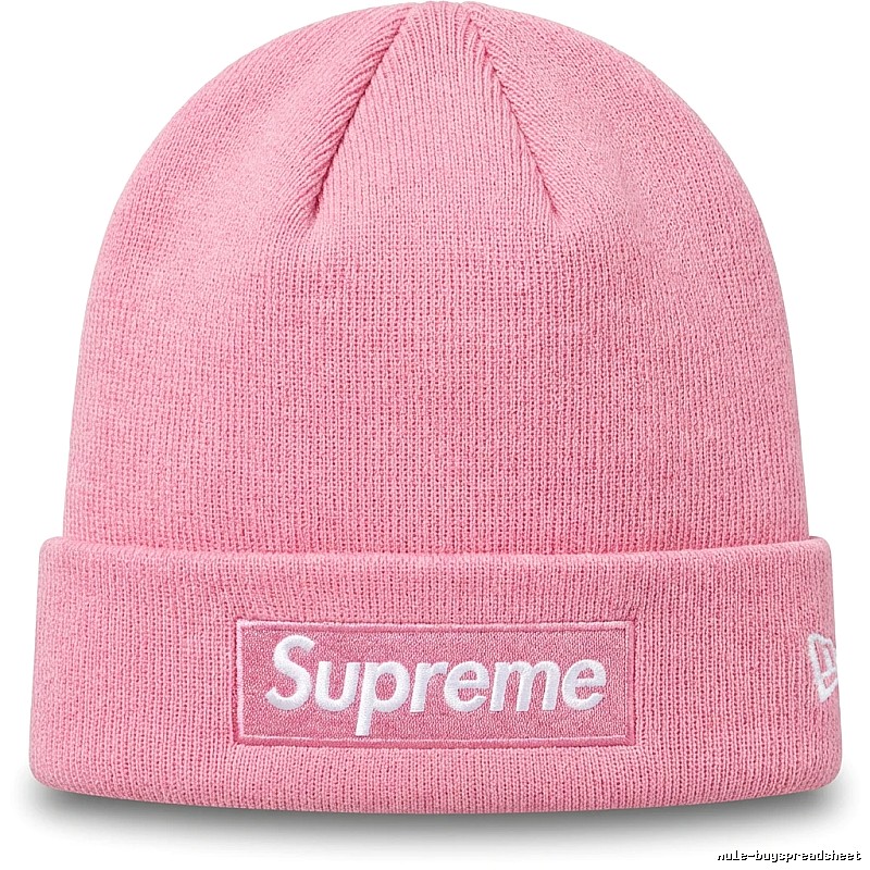 Supreme basic style pink cold hat