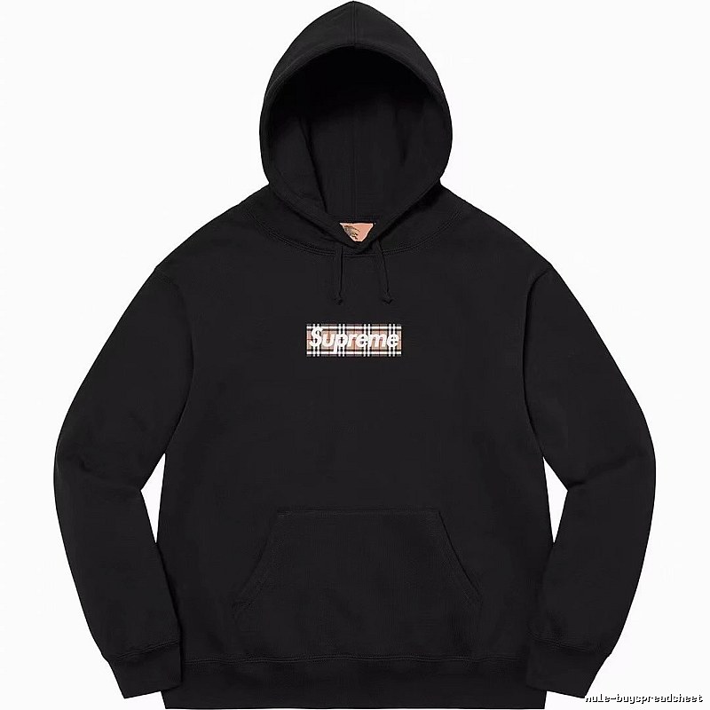 Supreme Monogram Logo hoodie Gray Red Oversized for Casual Outfits