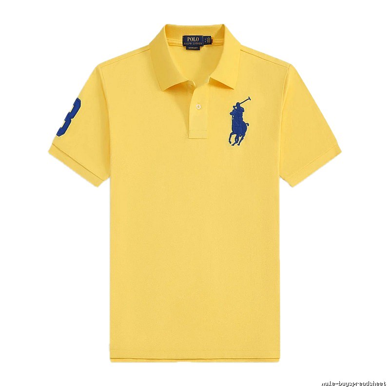 The classic yellow shirt of Ralph Lauren Polo.