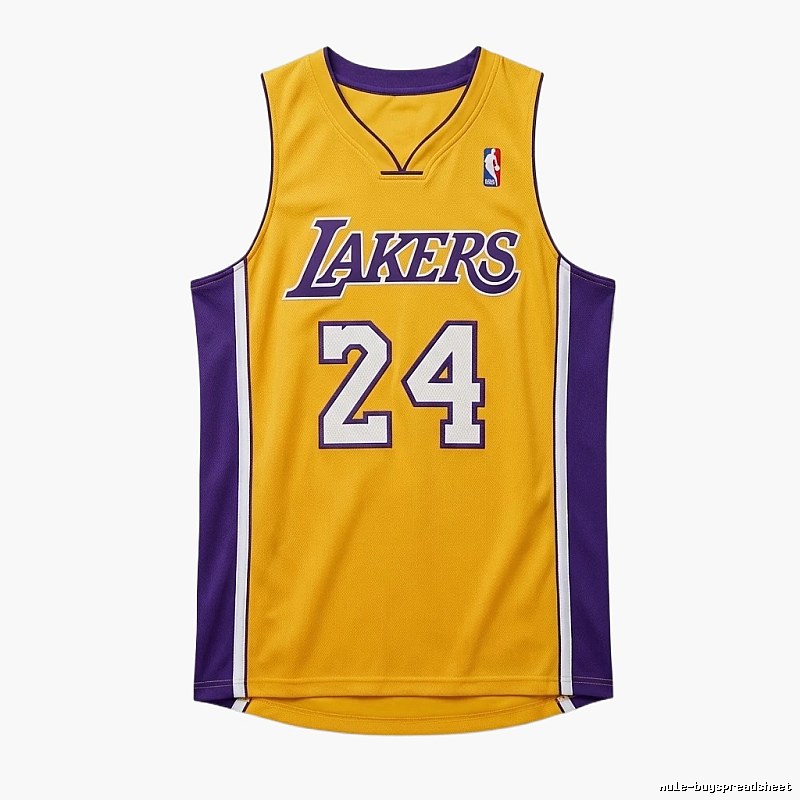 The No. 24 yellow jersey of the Los Angeles Lakers.