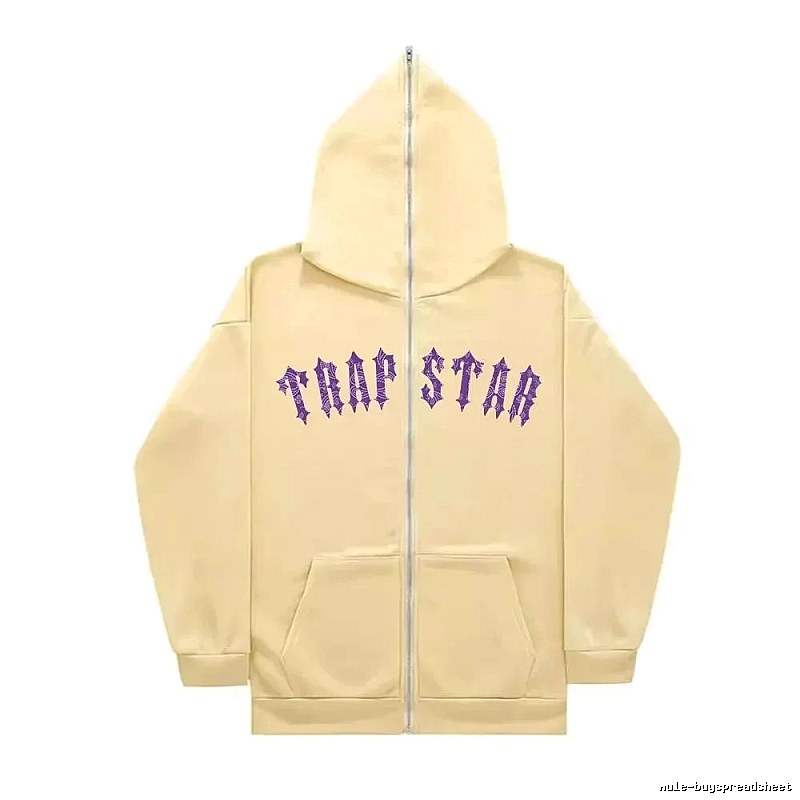 Trapstar Statement Graphic zip hoodie Black Zip Pink for Easy Pairing